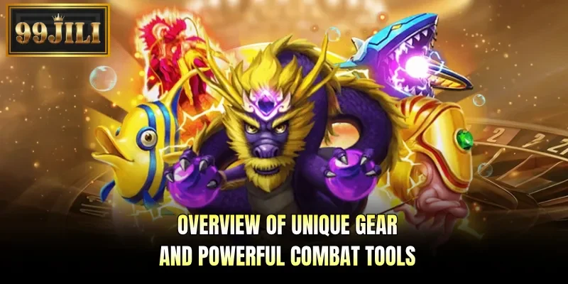 Overview of unique gear and powerful combat tools